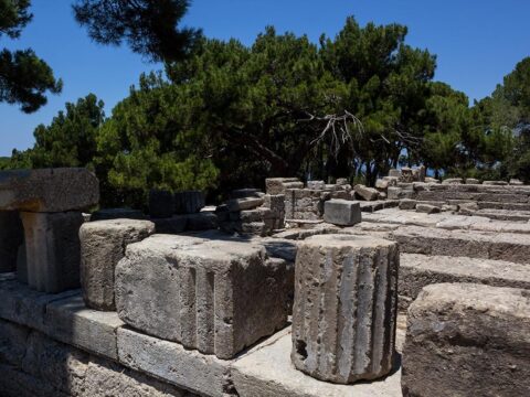 Храм Афины Полиады и Зевса Полиоса Филеримос Родос