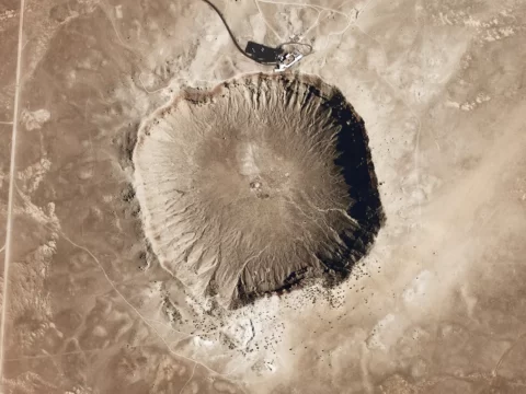 Метеоритный кратер Бэрринджера, США